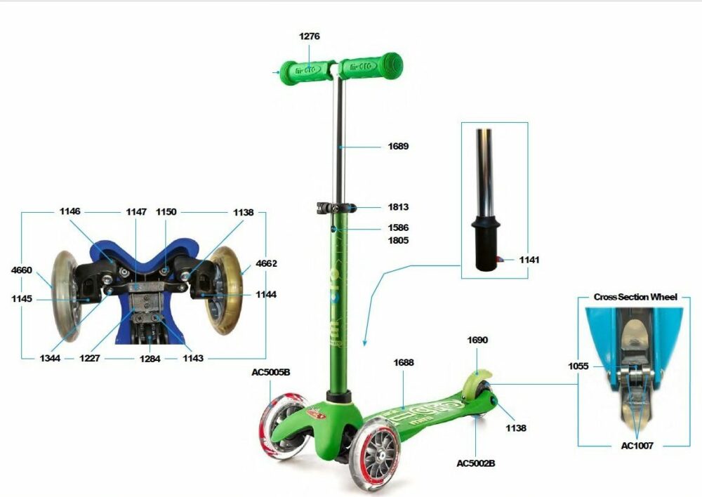 Parts mini micro scooter e1710773063794