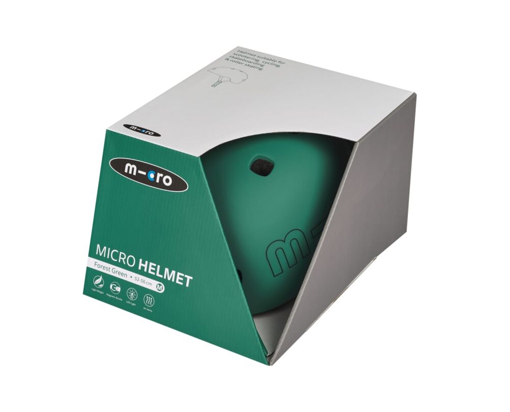 large Micro Helmet Forest Green 3