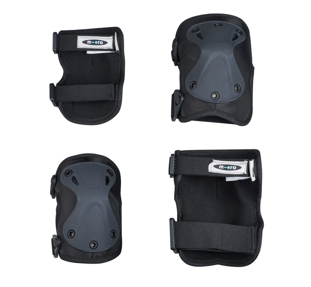 large Knee and Elbow Pads Black 1