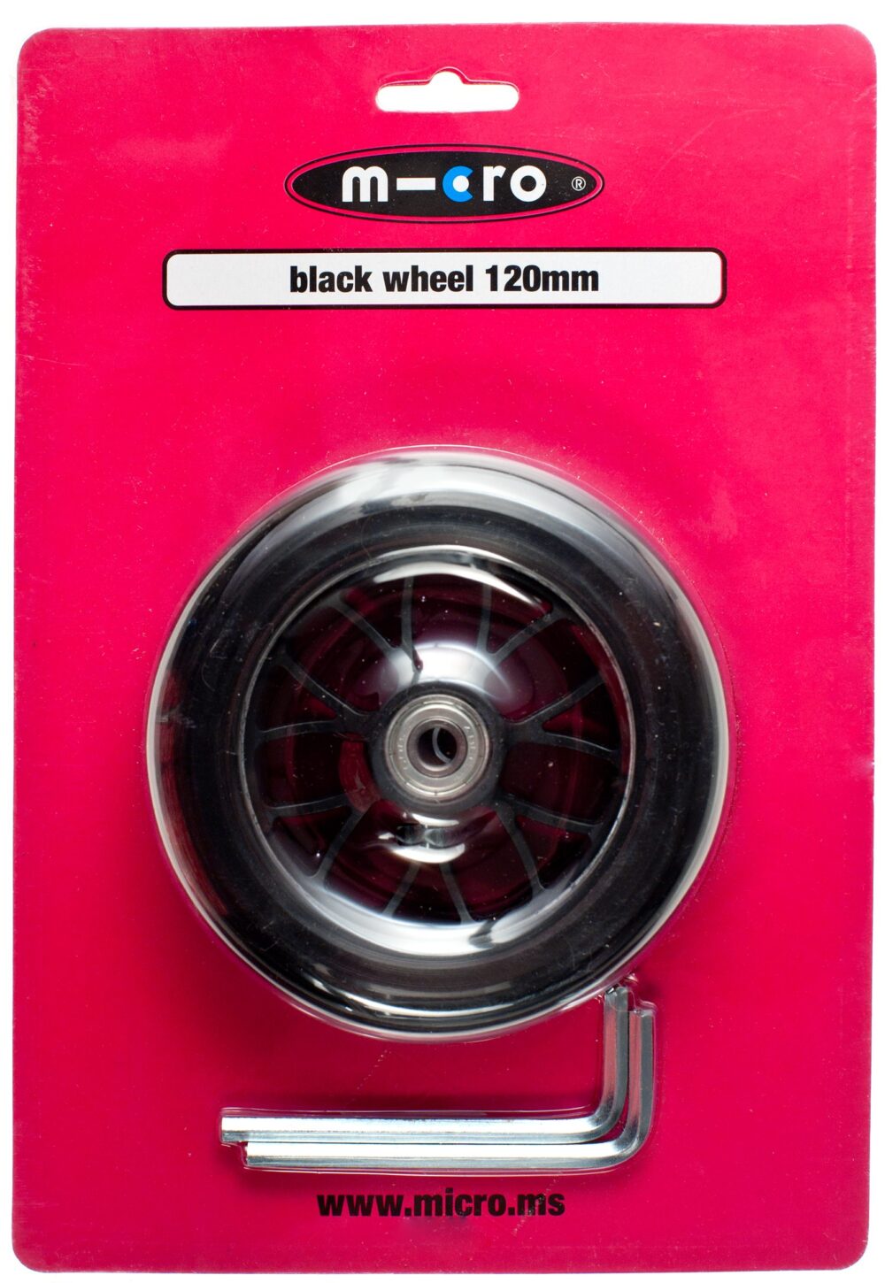 black wheel 120mm AC5006B