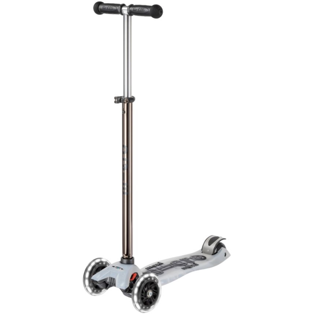 Micro Scooter Maxi Deluxe FLUX Clear Deck and LED Light Up Wheels Scooter