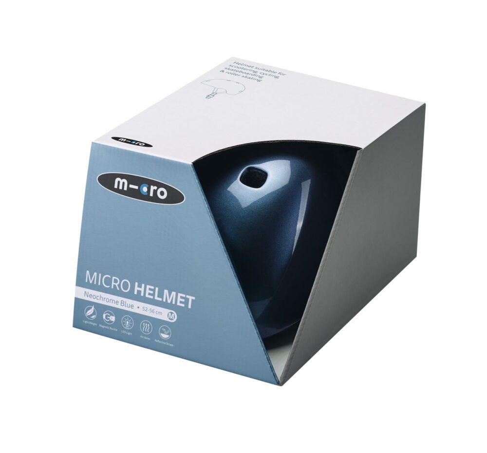 large Micro Helmet Neochrome Blue 1