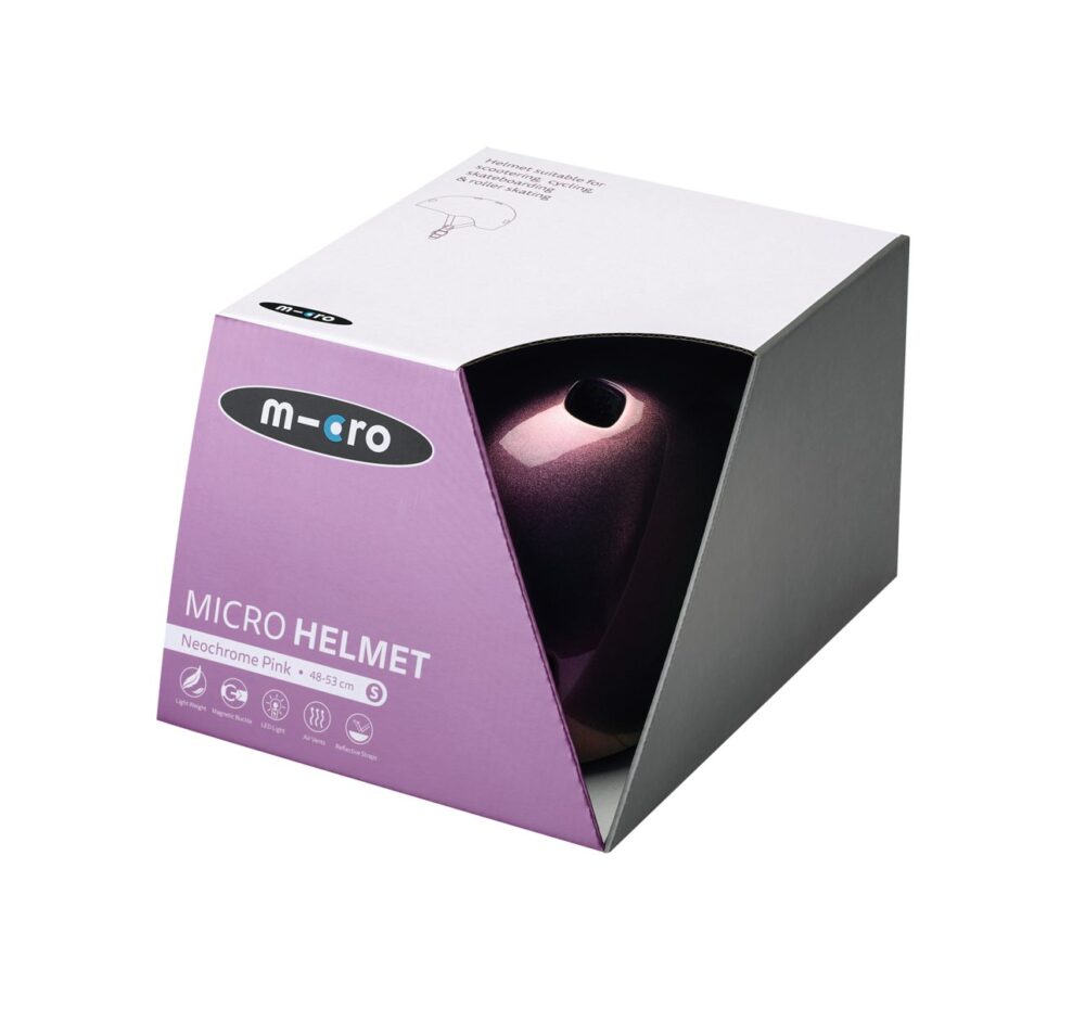 large Micro Helmet Neochrome Pink 2