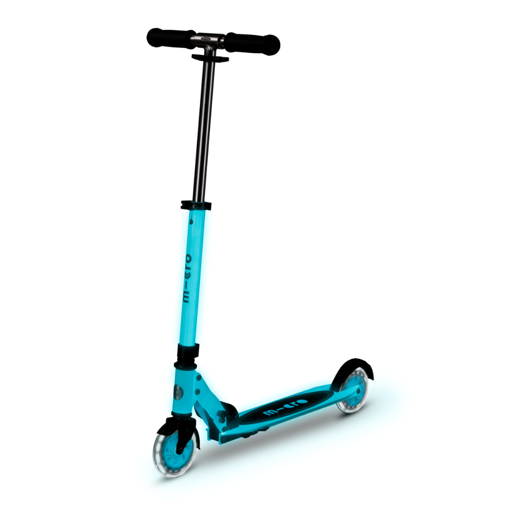 Micro Sprite Glow LED White Two Wheel Scooter